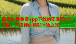 探索麻豆免費app下載的無限可能與樂趣，開啟你的精彩體驗之旅